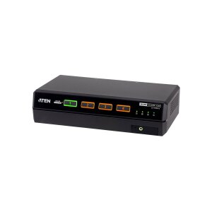 ATEN CS1144DPH4 4-Port USB 5K DP/HDMI, Dual Bildschirm Universal Secure KVM Switch
