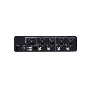 ATEN CS1144DPH4 4-Port USB 5K DP/HDMI, Dual Bildschirm Universal Secure KVM Switch