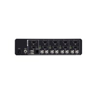 ATEN CS1144DPH4C 4-Port USB 5K DP/HDMI, Dual Bildschirm Universal Secure KVM Switch mit Cardreader