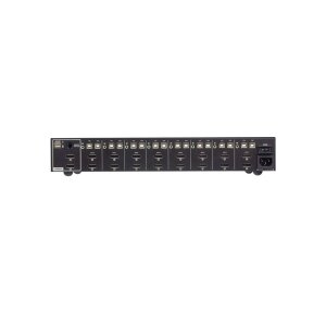 ATEN CS1148DP4C 8-Port 4K USB DisplayPort Dual Display Secure KVM Switch, mit Card Reader