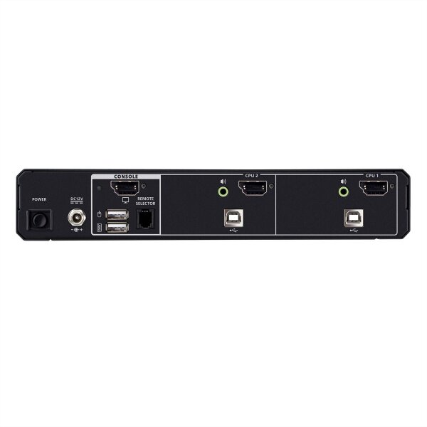 ATEN CS1182DPH4 2-Port USB 5K DP/HDMI, Single Display Universal Secure KVM Switch