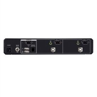 ATEN CS1182DPH4 2-Port USB 5K DP/HDMI, Single Display Universal Secure KVM Switch