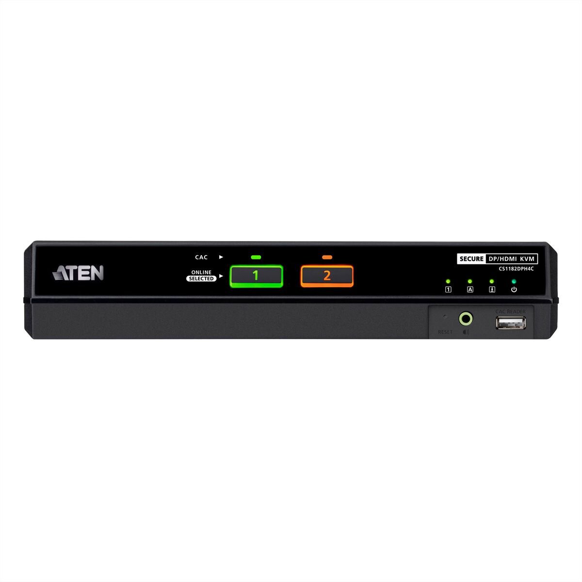 ATEN CS1182DPH4C 2-Port USB 5K DP/HDMI, Single Display Unive