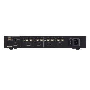 ATEN CS1184DP4C 4-Port USB DisplayPort Secure KVM Switch mit CAC