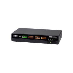 ATEN CS1184DPH4 4-Port USB 5K DP/HDMI, Single Display Universal Secure KVM Switch