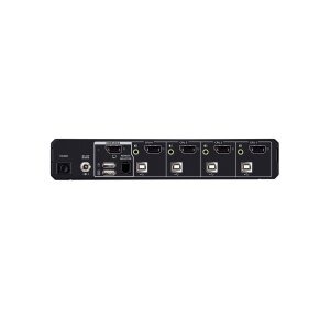 ATEN CS1184DPH4 4-Port USB 5K DP/HDMI, Single Display Universal Secure KVM Switch