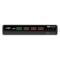 ATEN CS1184DPH4 4-Port USB 5K DP/HDMI, Single Display Universal Secure KVM Switch