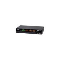 ATEN CS1184DPH4C 4-Port USB 5K DP/HDMI, Single Display Universal Secure KVM Switch mit Cardreader