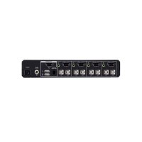 ATEN CS1184DPH4C 4-Port USB 5K DP/HDMI, Single Display Universal Secure KVM Switch mit Cardreader