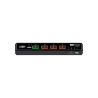 ATEN CS1184DPH4C 4-Port USB 5K DP/HDMI, Single Display Universal Secure KVM Switch mit Cardreader