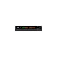 ATEN CS1184DPH4C 4-Port USB 5K DP/HDMI, Single Display Universal Secure KVM Switch mit Cardreader