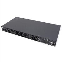 ATEN PE8208G PDU 8 Port, 1HE, 7xC13 + 1xC19, 16A , Einzel-Port-Messung