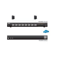 ATEN PE8208G PDU 8 Port, 1HE, 7xC13 + 1xC19, 16A , Einzel-Port-Messung