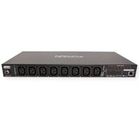 ATEN PE8108G IP-Fernschaltsteckdose, 8 Port, 1HE, 8xC13, 10A, Einzel-P.-Messung
