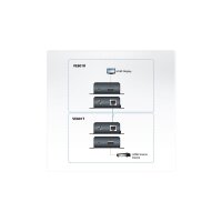ATEN VE801 HDMI Extender 4K T+R