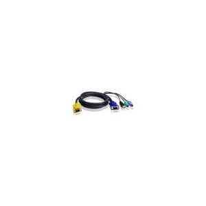 ATEN 2L-5302UP PS/2 VGA Anschlusskabel, schwarz, 1,8 m