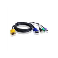 ATEN 2L-5302UP PS/2 VGA Anschlusskabel, schwarz, 1,8 m