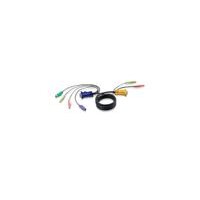 ATEN 2L-5305P KVM Kabel VGA, PS/2 und Audio, schwarz, 5 m