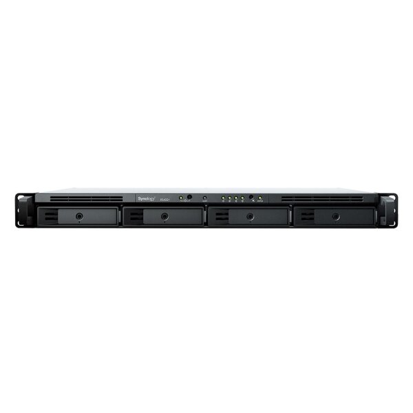 Synology RackStation RS422+ NAS & Speicherserver Rack (1U) Eingebauter Ethernet-Anschluss Schwarz R1600