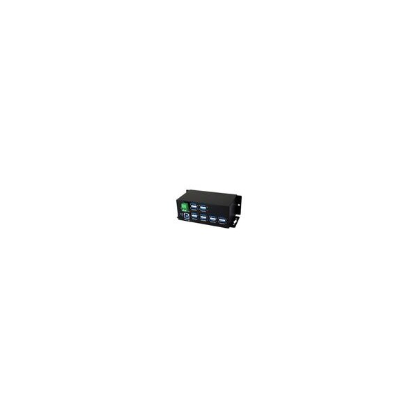 EXSYS EX-1112HMS 12 Port USB 3.2 Gen1 HUB 15KV ESD Surge Protection Metallgehäuse
