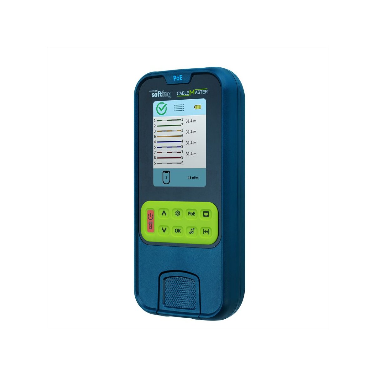 SOFTING CableMaster PoE, Verdrahtungs- und PoE++ Tester