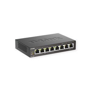 D-Link DGS-1008P 8-Port Gigabit PoE+ Unmanaged Desktop Switch