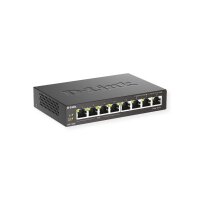 D-Link DGS-1008P 8-Port Gigabit PoE+ Unmanaged Desktop Switch