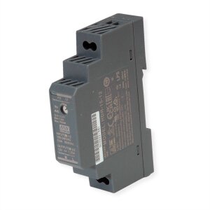 MEAN WELL HDR-15-12 Hutschienennetzteil 15W 12V DC, anthrazit