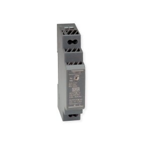 MEAN WELL HDR-15-12 Hutschienennetzteil 15W 12V DC, anthrazit