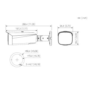 Dahua - IPC-HFW3849T1P-ZAS-PV-2712-PRO-Black - IP - Bullet