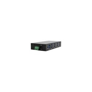 EXSYS EX-11234HMS-2 4 Port USB 3.2 Gen 1 HUB, Din-Rail Kit und Wand VIA VL817_Q7S Chipsatz