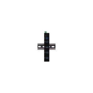 EXSYS EX-11234HMS-2 4 Port USB 3.2 Gen 1 HUB, Din-Rail Kit und Wand VIA VL817_Q7S Chipsatz