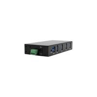 EXSYS EX-11234HMS-2 4 Port USB 3.2 Gen 1 HUB, Din-Rail Kit und Wand VIA VL817_Q7S Chipsatz
