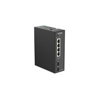 D-Link DIS-210G-06P 6-Port Switch, Smart Managed Gigabit PoE Industrial