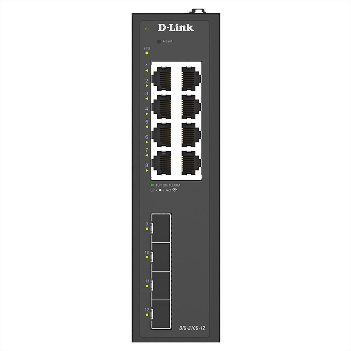 D-Link DIS-210G-12 12-Port Switch, Smart box