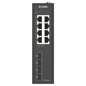 D-Link DIS-210G-12 12-Port Switch, Smart Managed Gigabit Industrial