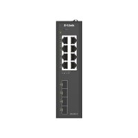 D-Link DIS-210G-12 12-Port Switch, Smart Managed Gigabit Industrial