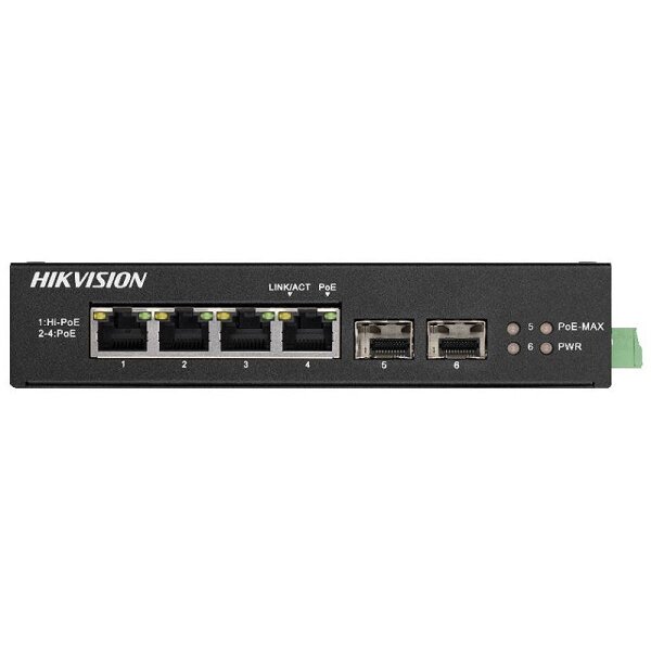HIKVision DS-3T0506HP-E/HS 4-Port PoE Switch