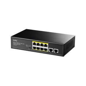 CUDY FS1010PG 8-Port 10/100M PoE+ Switch 2 Gigabit Uplink Ports 120W