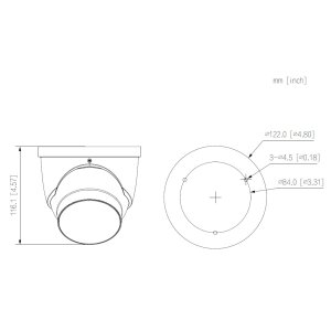 Dahua - IPC-HDW3849HP-AS-PV-0360B-PRO - IP - Eyeball