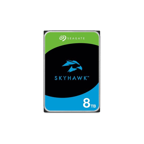 Seagate ST8000VX010 "Seagate Skyhawk Festplatte, 3,5"", SATA 6Gb/s, 8TB, 256MB Cache, 24/7 Betrieb, R/V Sensor"