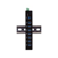 EXSYS EX-11237HMS-2 7 Port USB 3.2 Gen 1 HUB Din-Rail Kit