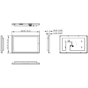 HIKVision DS-KH9570-WTE1/S 10 Touch-Innenstation