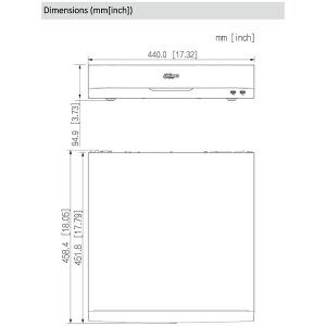 Dahua NVR5864-EI2 64-Kanal NVR 32MPx, HDMI/VGA