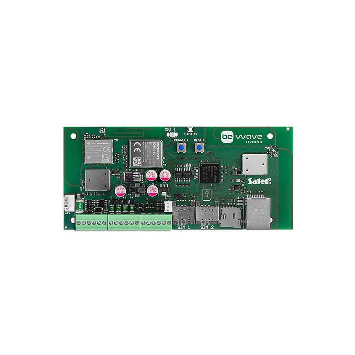 BE WAVE HYBRID 128 Plus Hauptplatine Alarmzentrale