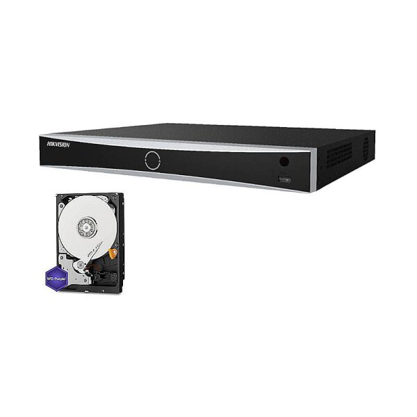 HIKVision Set NVR 4K 8-Kanal + 1x 4TB HDD