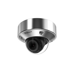 Hanwha Vision XNV-A9084RS Netzwerk Fix Dome Kamera, AI, Edelstahlausführung Tag/Nacht, 3840x2160, Wisenet 9, 4,4-9,3mm, IR, PoE, IP68, IK10, USB-Port