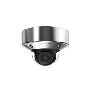 Hanwha Vision XNV-A8084RS Netzwerk Fix Dome Kamera, AI, Edelstahlausführung Tag/Nacht, 2560x1920, Wisenet 9, 3,3-9,3mm, IR, PoE, IP68, IK10, USB-Port
