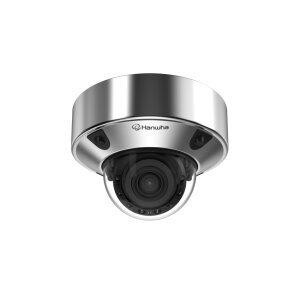 Hanwha Vision XNV-A8084RS Netzwerk Fix Dome Kamera, AI, Edelstahlausführung Tag/Nacht, 2560x1920, Wisenet 9, 3,3-9,3mm, IR, PoE, IP68, IK10, USB-Port