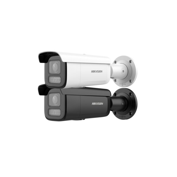 Hikvision DS-2CD2683G2-LIZS2U(2.8-12mm)O-STD/BLACK Netzwerk Varifokal Bullet Kamera, 8MP, 2,8-12mm, AcuSense, Smart Hybrid Light, Mic,Weißlicht, IR, IP67, weiß